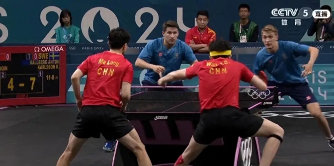 瑞典乒乓球队逆转德国乒乓球队，奥恰洛夫统治全场的简单介绍